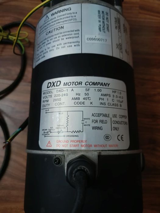 Pompa DXD-1 do wanny z hydromasażem