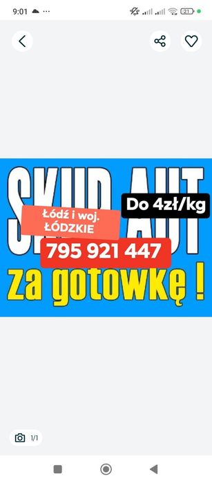Skup samochodów osobowych dostawczych złomowanie