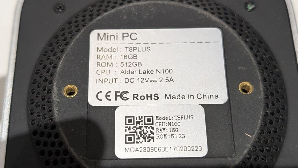 Mini PC Firebat T8 Plus Intel N100 16/512GB