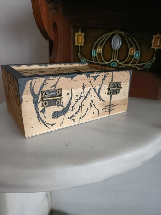 Caixas de Madeira, Pintadas à Mão