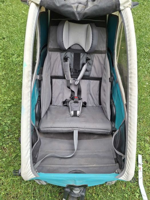 Przyczepka rowerowa Qeridoo Kidgoo 1 amortyzowana Thule, Burley, Hamax