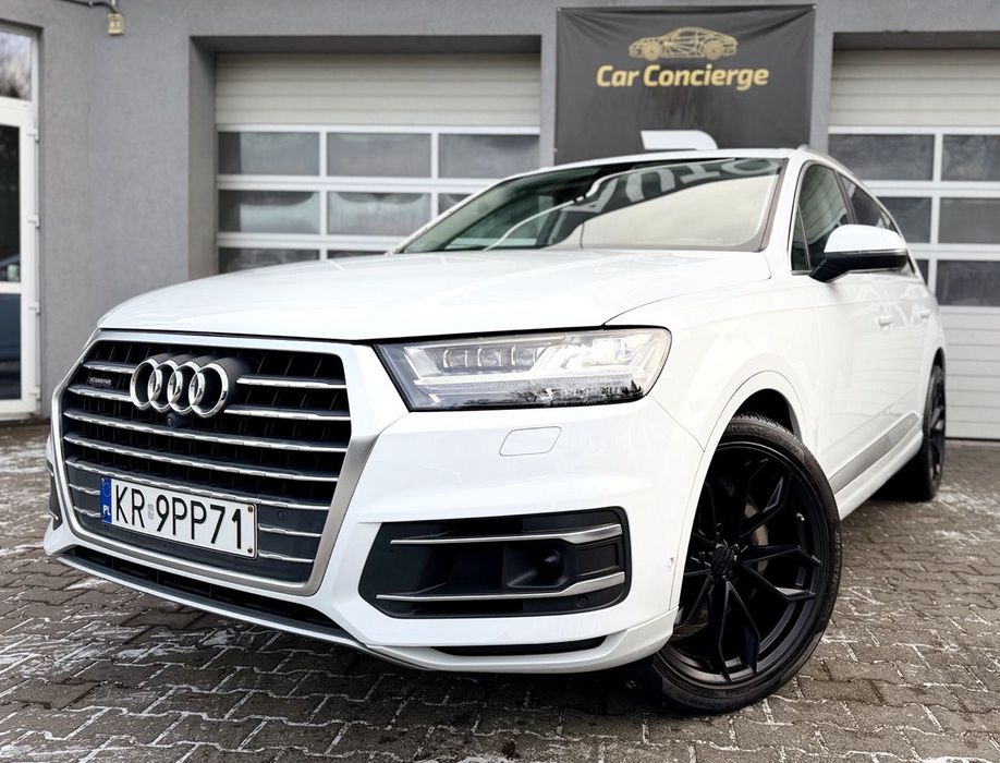 Audi Q7 PL salon/Pneumat/Hak/FV23%/1 wł/ASO/Bezwypadkow/Panorama/ Matrix/7osób