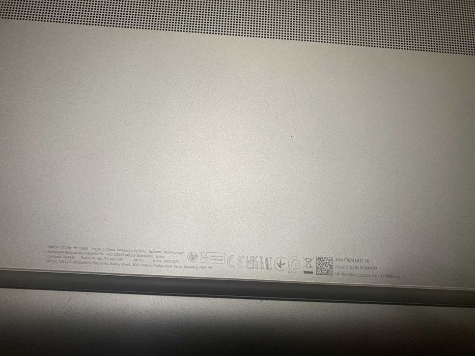 HP Pavilion 16-af0004np