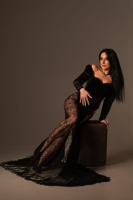 Сукня з гіпюром (прокат)