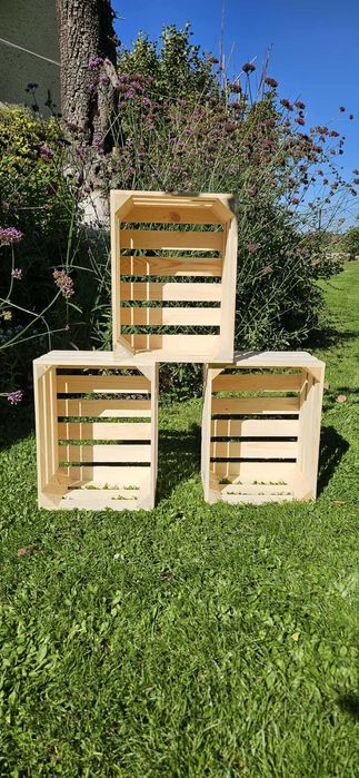 Drewniana skrzynka na owoce/warzywa lub jako ozdoba