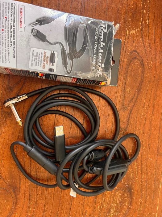 Rocksmith Real Tone cable PS3 XBOX 360 PC kabel do gitary USB