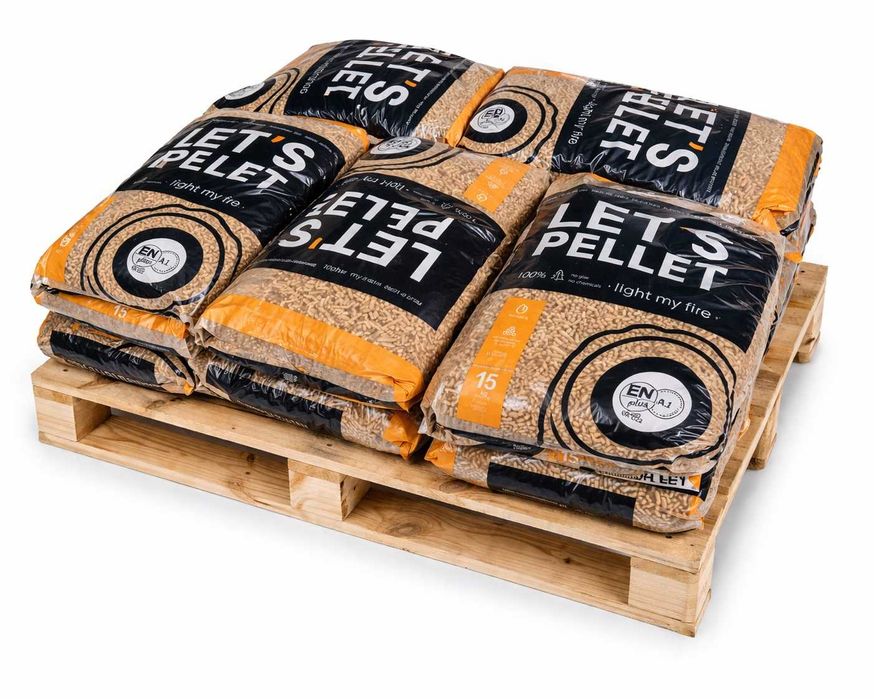 Pellet Drzewny 6mm, Certyfikat Dinplus, EN+A1, Pellet Premium