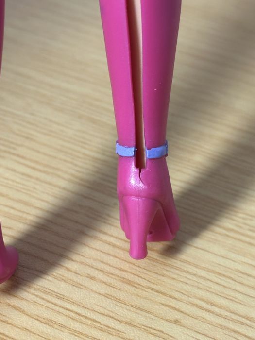 Kozaki różowe dla lalki Barbie