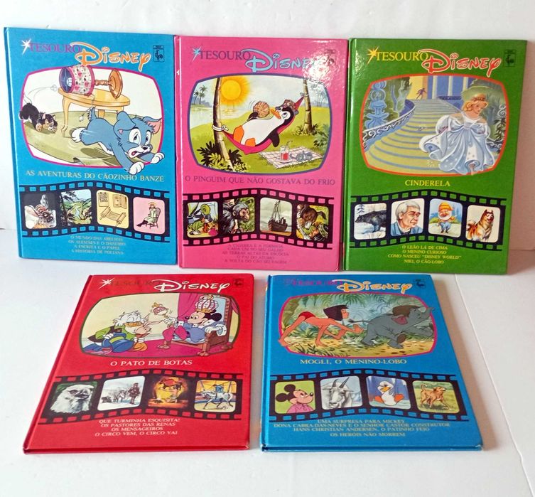 Livros da Coleção - Tesouro Disney