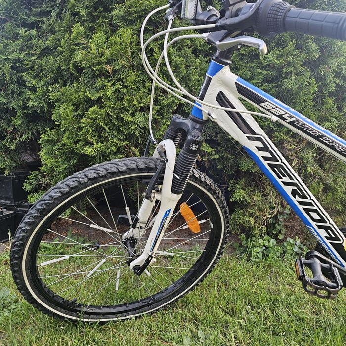 Rower dziecięcy biało-niebieski