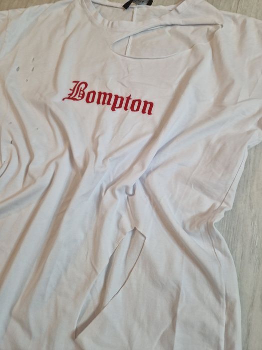 Bluzka wyszywany dziury porwany nowy S M L