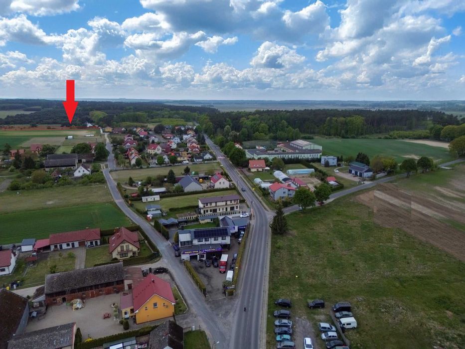 ATRAKCYJNA DZIAŁKA z wydanymi warunkami zabudowy Karnice 6 km do morza