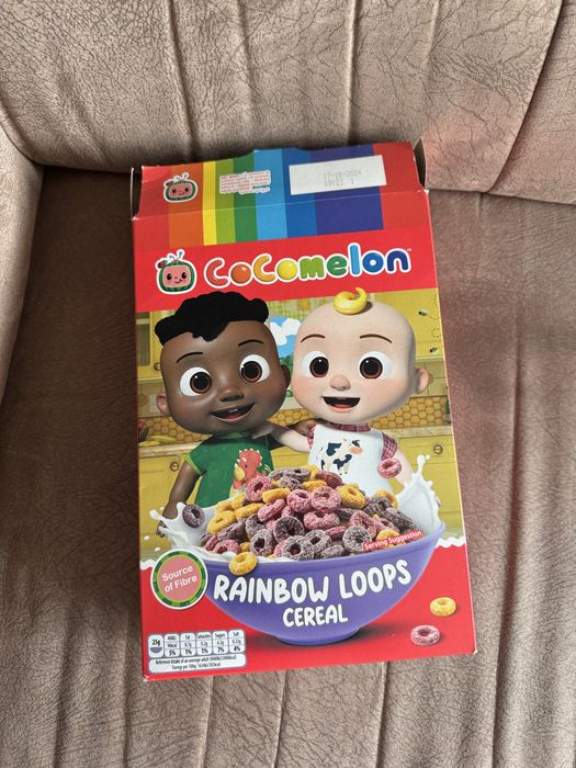 Pudelko po platkach cocomelon