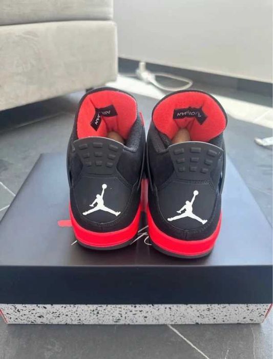 Buty Trampk Jordan 4 Retro Red Thunder R.41