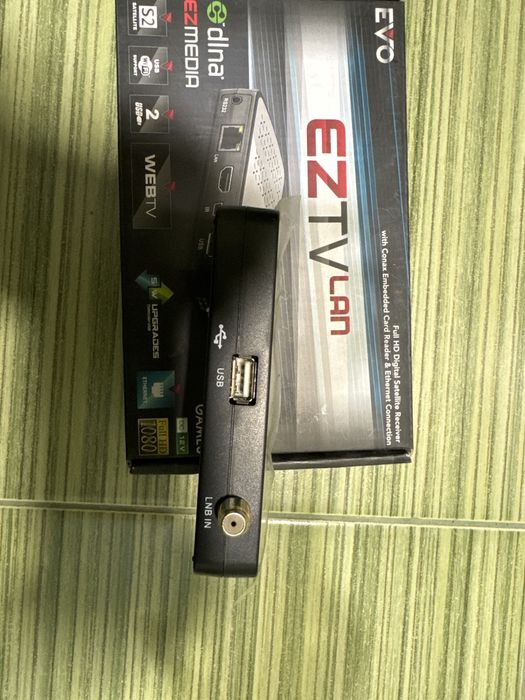 Супутниковий приймач Evo eztv Lan