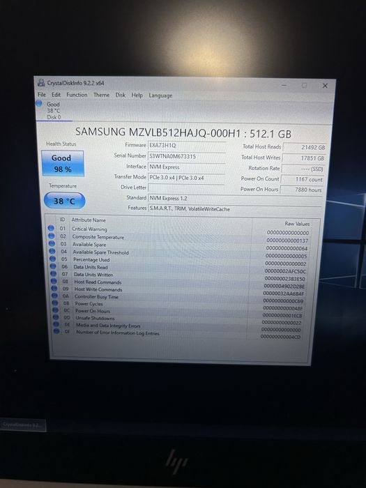 SSD M.2 NVMe 512GB/256GB