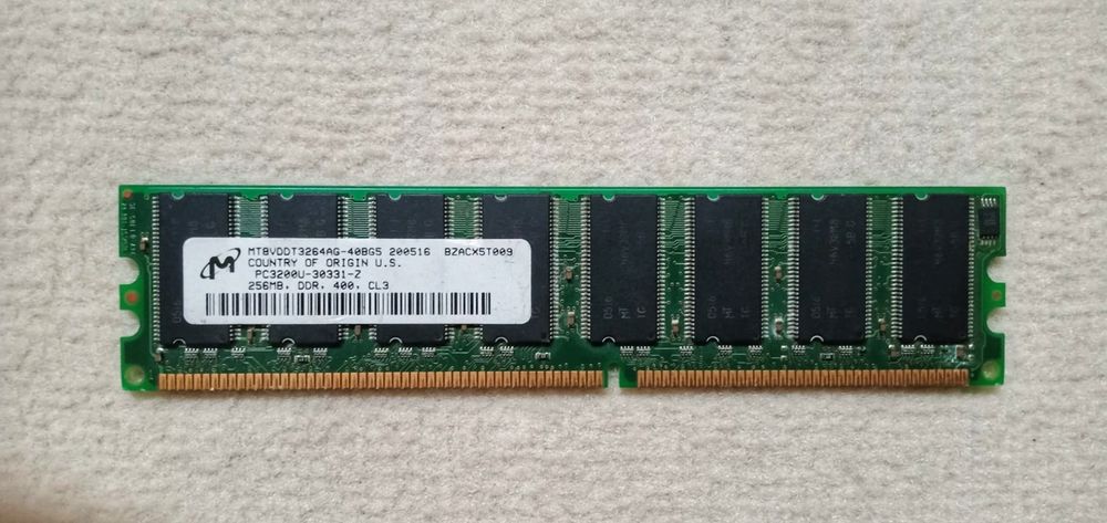 Pamięć Ram DDR 256 MB