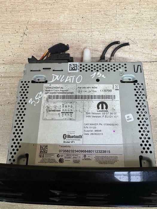 Radio fiat ducato 2015rok
