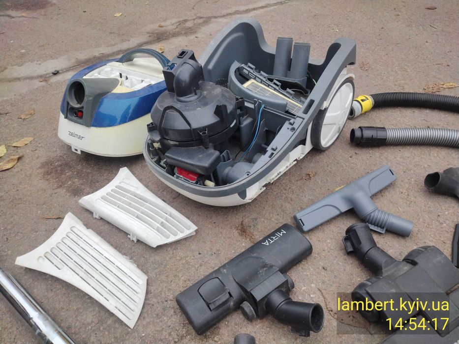 залишки пилососа Zelmer Aquawelt 919