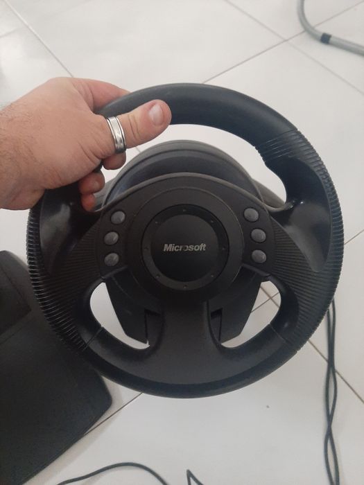 Sidewinder Microssoft Steering Wheel with Pedals64575226976001120