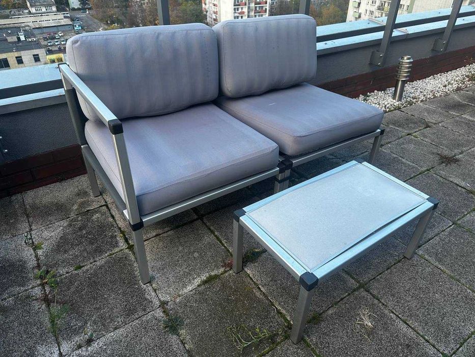 Składany mobilny zestaw mebli ogrodowych