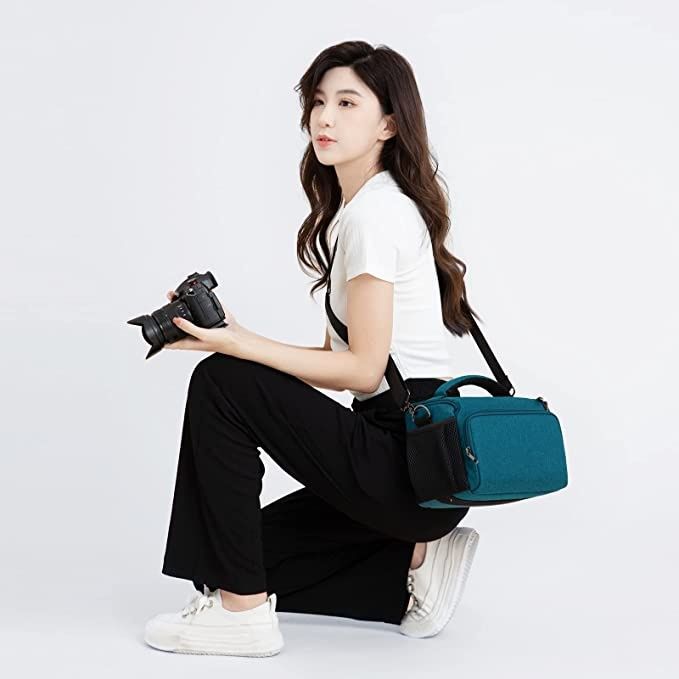 DOMISO torba na aparat, morski, nieużywany jak Nowy