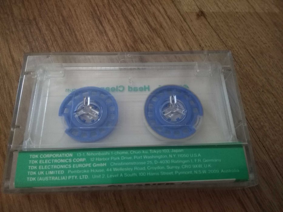 Kaseta TDK Head Cleaner HCL-11 oryginał unikat okazja cenowa