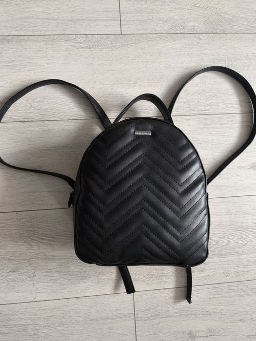 Plecak Wittchen, czarny skórzany