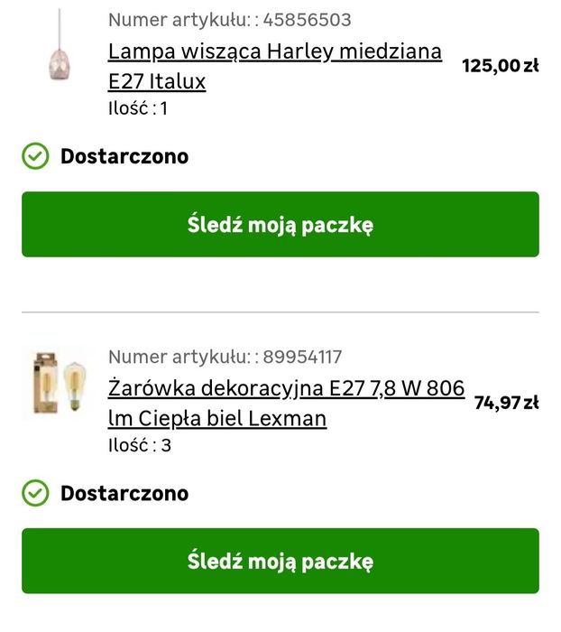 Lampa wisząca Italux Harley