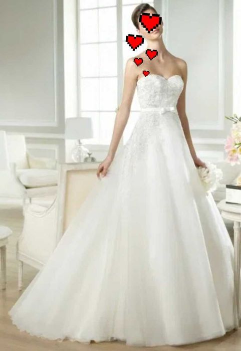 Suknia ślubna pronovias white on jaques
