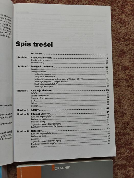 Zestaw 7 książek informatycznych RETRO (Excel 2003, Delphi, Internet)