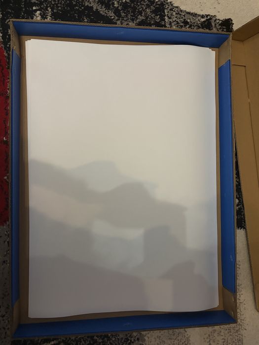 Biały Bristol Offset 200 g, 50 x 70 cm 40sztuk