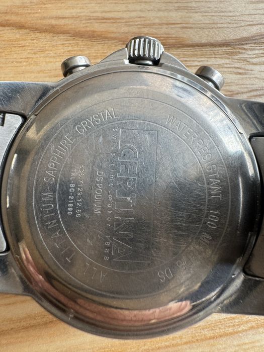 Часи CERTINA DS Podium ALL Titanium Sapphire Crystal