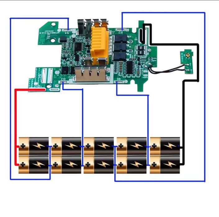 Плата BMS Makita BL18650 для заміни