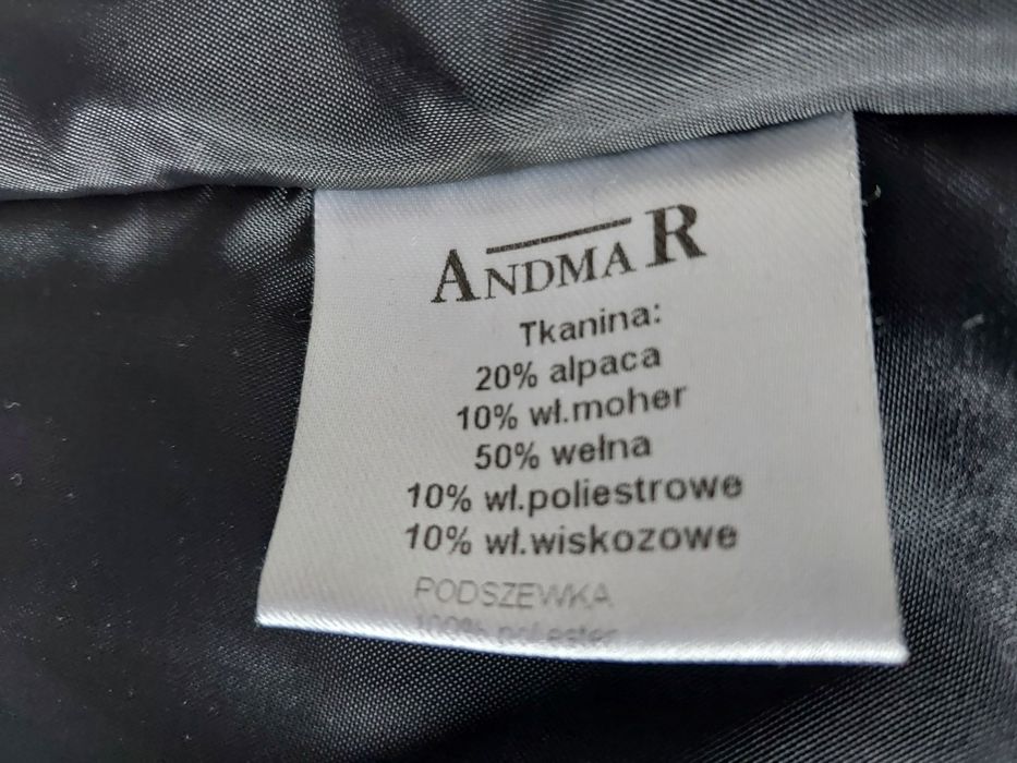 Płaszcz zimowy firmy Andmar rozmiar L jak NOWY