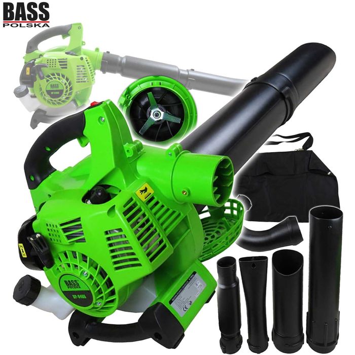 BASS POLSKA Dmuchawa Spalinowa Odkurzacz 4w1 Do Liści 320km/h BP8466