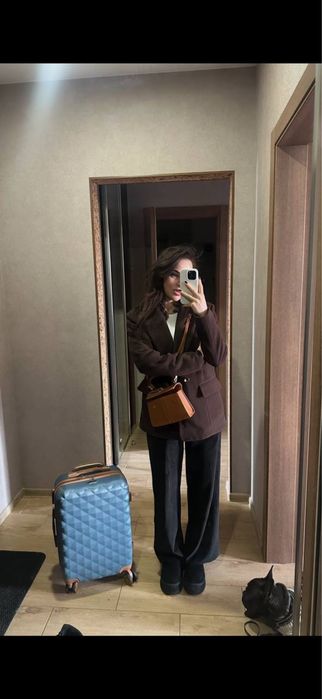 Пальто коричневе One size