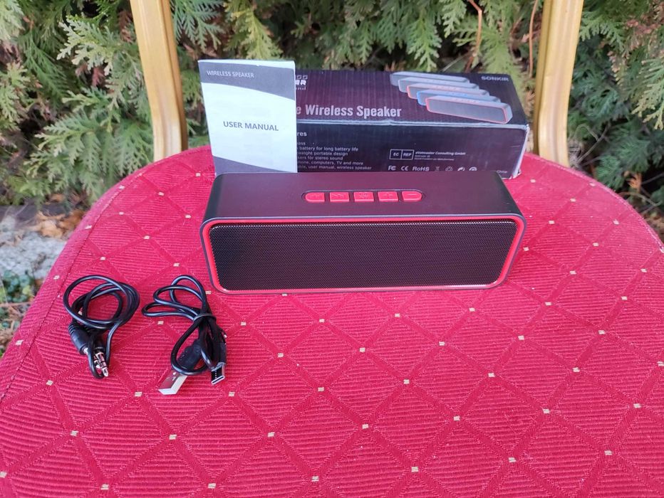 Przenośny Głośnik bezprzewodowy Bluetooth Radio 5.0 3D stereo TF AUX