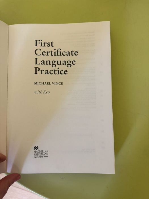 First Certificate Language Practice