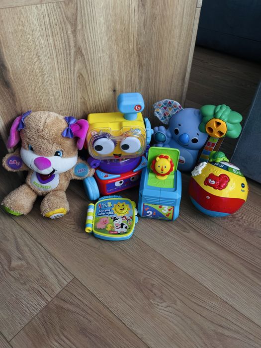 Zabawki interaktywne fisherprice grajace