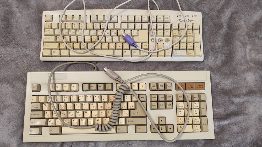 Клавіатура комп'ютерна,. Роз'єм - USB, PS/2, DIN.