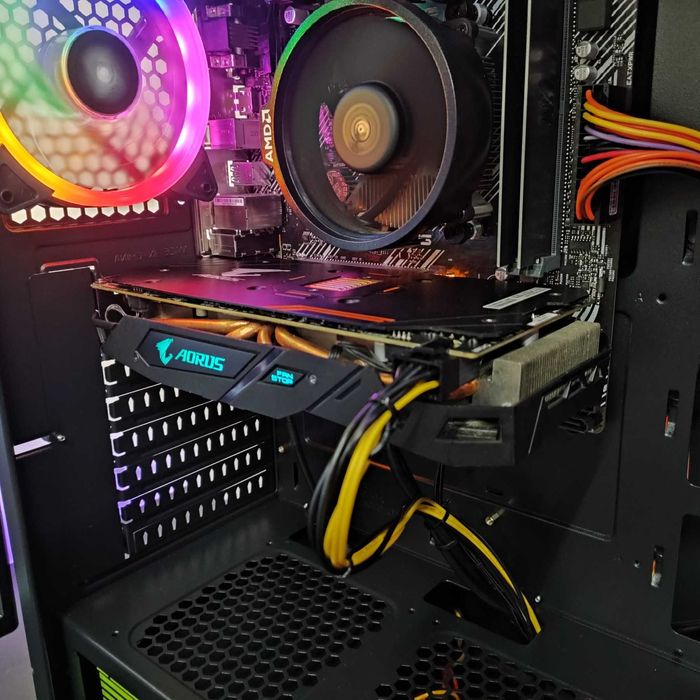 Компютер Новый Ryzen 5 3600, 16GB DDR4, AORUS RX 570, SSD 512GB m2 ТОП