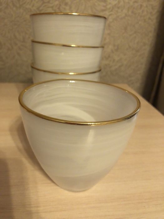 Декор для дому: Підсвічники Zara Home скляні 4 штуки