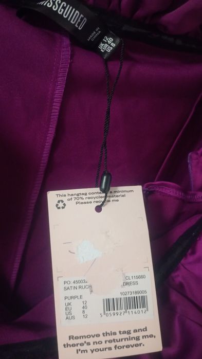 Sukienka Missguided rozmiar L Nowy z metki