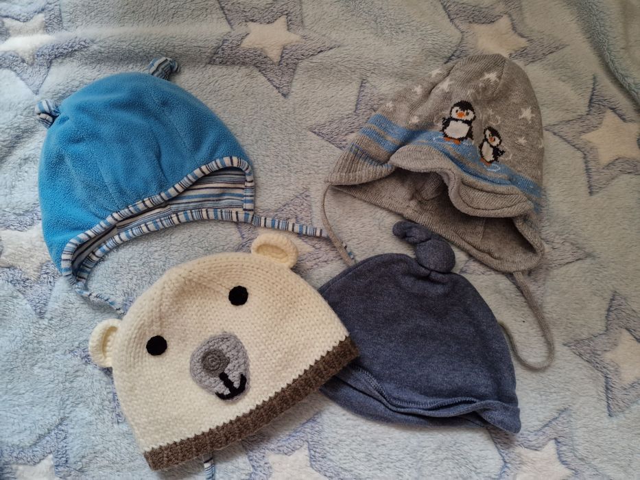 Czapeczki dla chlopczyka