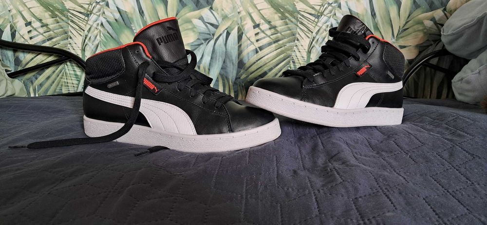Puma skórzane sneakersy z Gore-tex, stan jak nowe,  r.39