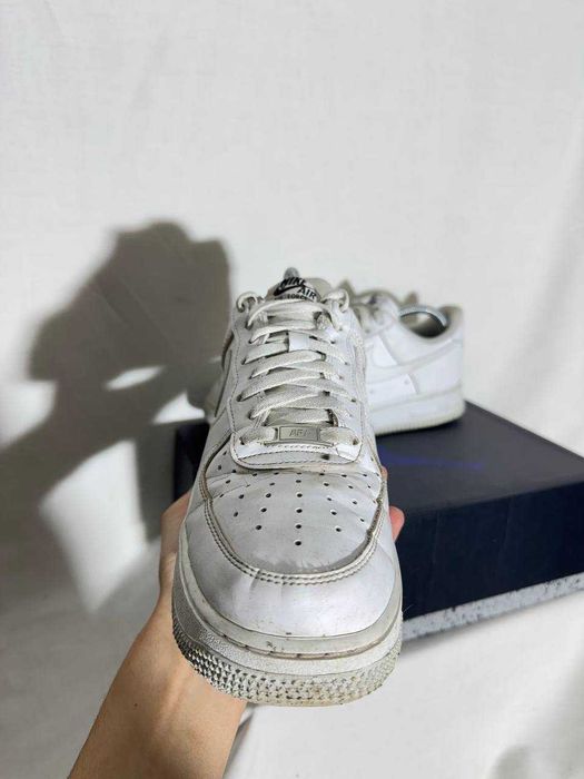 Nike Air Force 1 White Drip Drill Y2k Swag