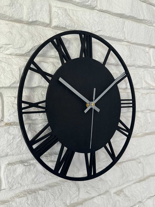 Nowy Zegar ścienny Rzymski LEO 30 cm Wyprzedaż