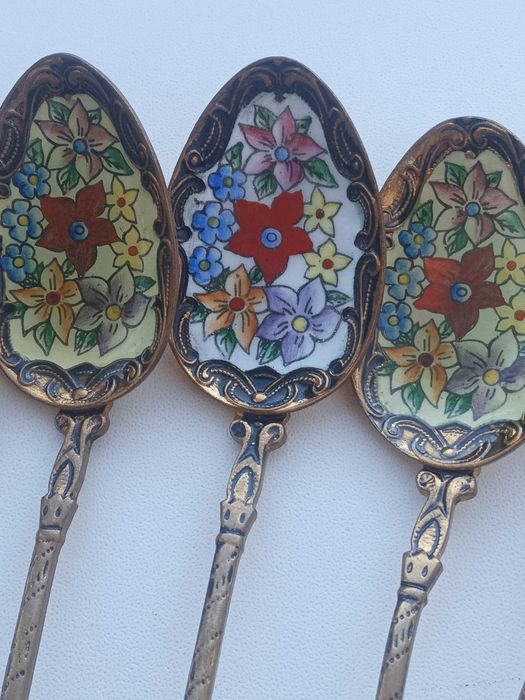 Антикварные латунные ложки