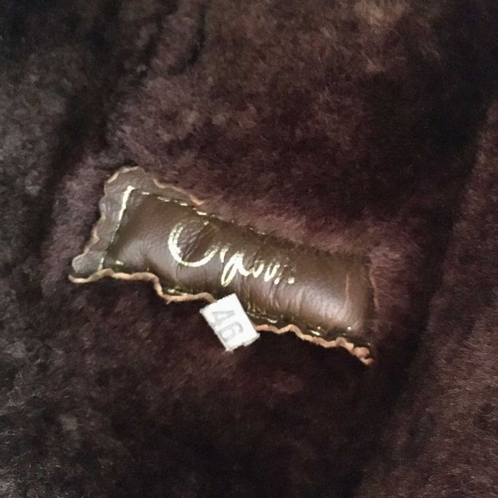 Casaco shearling B3 em pele - tamanho 46 (S)